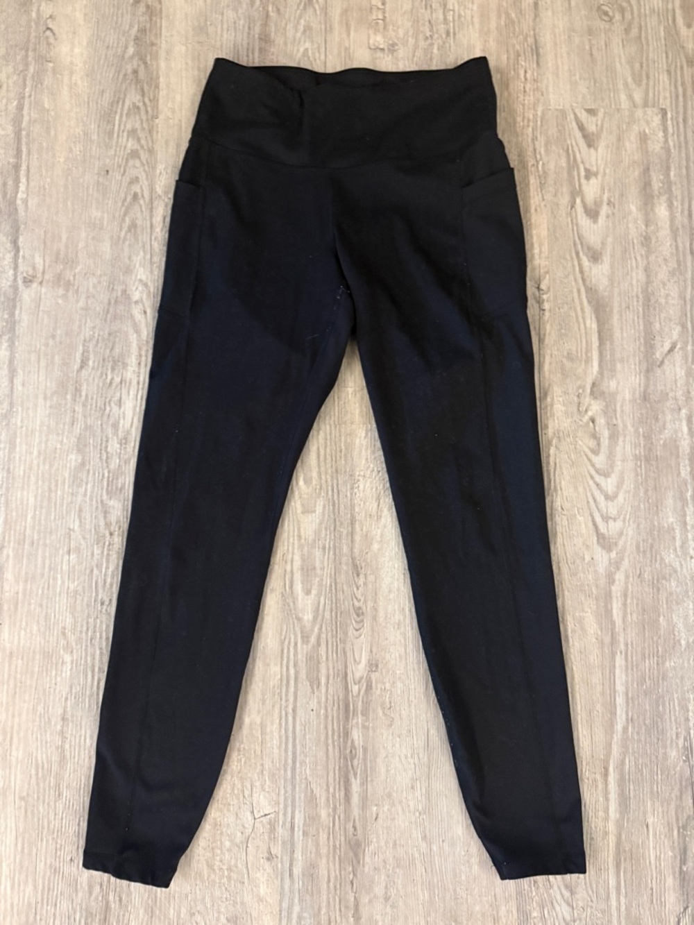 Black High-Waist Yoga Leggings